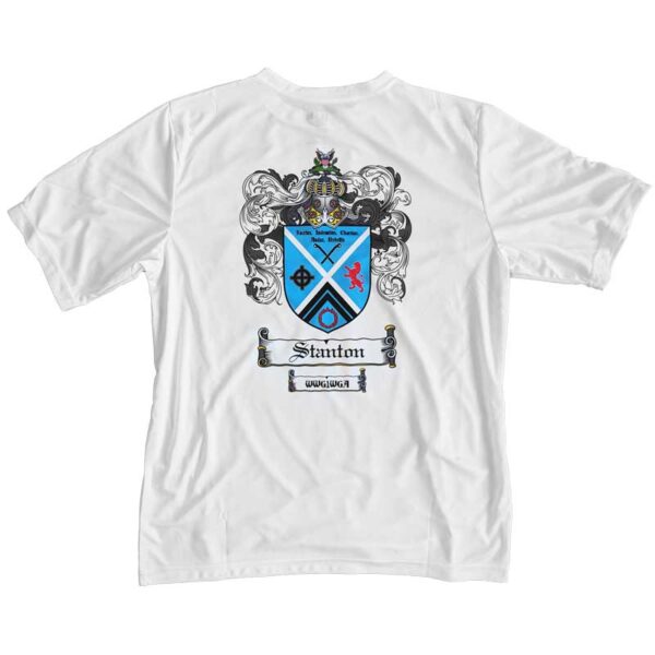 Back View of Stanton Custom Printed Dye Sublimation Short Sleeve T-Shirt